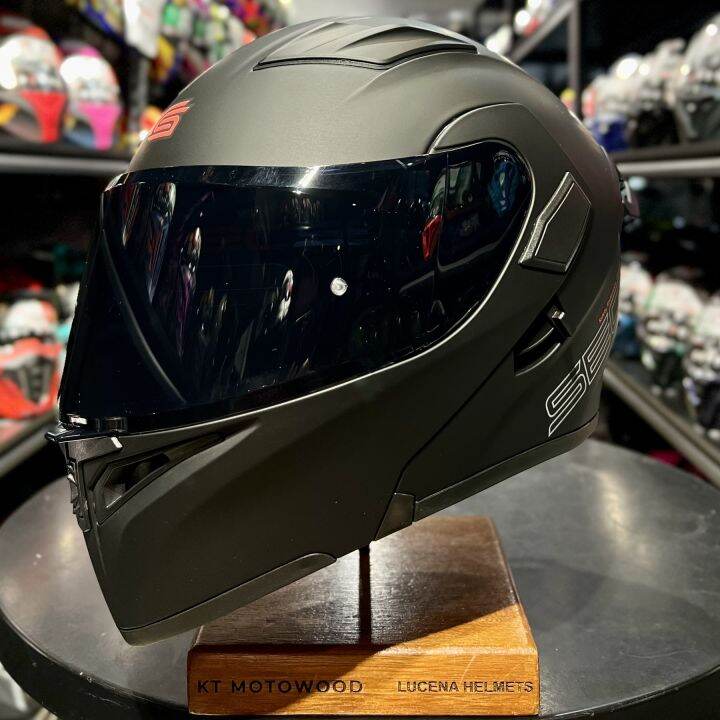 SEC Whirlwind Modular Dual Visor Helmet w/ FREE EXTRA VISOR Lazada PH