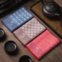 Double-Sided Velvet Traditional Chinese Painting Thickened Zen Absorbent Tea Square Placemats Tablecloth Tea Towel Utensils