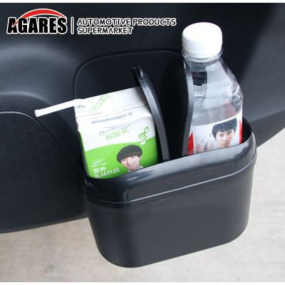 Mini Car Trash Can with Lid Hanging Waterproof Waste Rubbish Bin Garbage Basket Organizer Storage Box Auto Interior Accessories