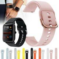 ❐✗ สายคล้องคอซิลิโคนอ่อนสำหรับ Huami Amazfit GTS 2 3 BIP Lite POP U สมาร์ทนาฬิกาสร้อยข้อมือ 20 มม.ยาง Watchband