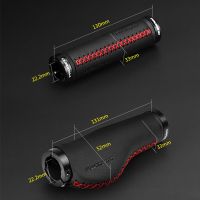 1 Pair Cycling Bike Grips Fiber Leather Mtb Handlebar Cover Grips Smooth Soft Anti-slip Handle Grip Aluminum Lock Bike Part