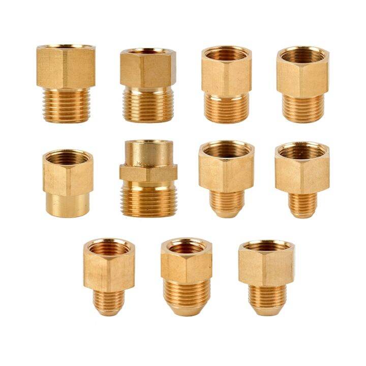 Brass 3/8 1/2 M14 M18 M22 Thread Connector Male Female Adapter For High