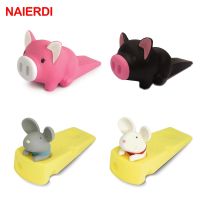 NAIERDI Cartoon Creative Silicone Door Stopper Cute Children Baby Toys Door Stops Holder Safety For Family Furniture Hardware Decorative Door Stops