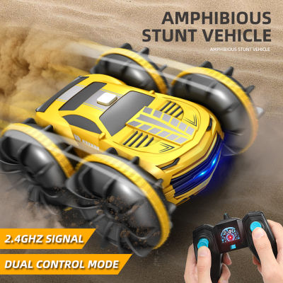 RC Stunt รถรีโมทคอนโทรล360องศาหมุน Deformable ไฟฟ้าของเล่นรถ All Terrain Speed 2.4G 4WD รถของขวัญ