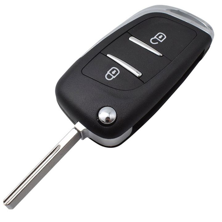 ซอง-fob-ซองใส่เปลือกกุญแจรถสำหรับเปลี่ยนเปอโยต์207-308-308-3008-508-2ปุ่ม-hu83ใบมีด-ce0523
