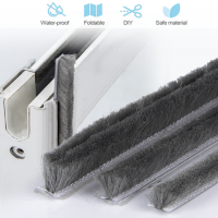 10M Door Window Card Slot Sealing Strip Soundproof Seal Weather Stripping Burlete Puerta Mousse Acoustique Windows Gap Filler