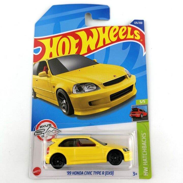2022125 Hot Wheels Cars 99 HONDA CIVIC TYPE R EK9 1/64 Metal DieCast