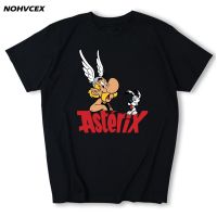 2023ใหม่ Sterix และ Obelix ผู้ชายแฟชั่นฤดูร้อนเสื้อยืด Tee ชายสบาย Boy Top Tees Casual