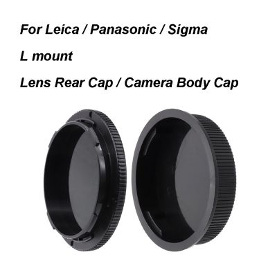 For L / T mount Lens Rear Cap / Camera Body Cap Plastic Lens Cap Cover Set for Leica TL SL CL Panasonic S1 S5 Sigma FP FPL etc