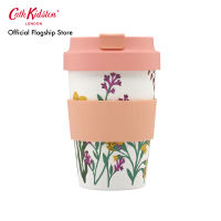 Cath Kidston Travel Cup Paper Pansies Cream แก้ว แก้วน้ำ แก้วสีครีม แก้วลายดอกไม้ แก้วแคทคิดสตัน