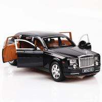 โมเดลรถยนต์ ROLLS ROYCE CAR MODEL  ทำจากเหล็ก สัดส่วน 1:24 ประตู ฝากระโปรง เปิดปิดได้เหมือนจริง ล้อฟรีสามารถสไลด์วิ่งได้เหมือนจริง มีไฟ มีเสียงหมือนจริง M923S