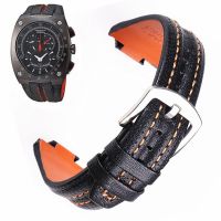 27mm-15mm leather watch strap compatible con for Seiko sportura SNL029P2 SNL021P1 SNA595P2 SNL017P1 Watch band Bracelet belt