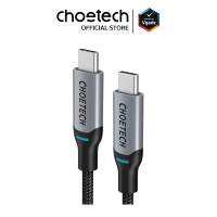 สายชาร์จ Choetech รุ่น USB-C to USB-C Nylon Cable 1.8m PD100W (XCC-1002) - สีเทา สายชาร์จซัมซุง สายชาร์จแอนดรอยด์