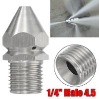 idealhere 4 Jet 1/4M 4.5 Pressure Washer Drain Sewer Cleaning Pipe Jetter Spray Nozzle