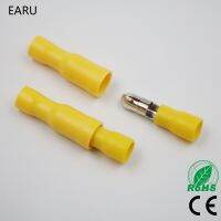 ☍❦✚ 50pcs Yellow Male Female Bullet Insulated Connector Crimp Terminals Wiring Cable Plug FRD5.5-195 FRD5-195 MPD5.5-195 MPD5-195