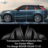 For LAND ROVER RANGE ROVER VELAR 17-21 A/B/C/D-Pillars Transparent TPU Protective Film Anti-scratch Repair Film AccessoriesRefit Bumper Stickers Decal