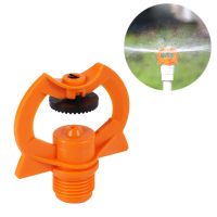 Atomizing Refraction Sprinkler 1/2 Male Thread Plastic 360 Degree Rotation Impact Spray Nozzle Garden Irrigation Lawn Watering