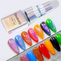 DouborQ?เลเซอร์แมวตากาวสีเจลทาเล็บใหม่เล็บระเบิดสายรุ้งแมวตากาวสีโฮโลแกรมแมวตาสายรุ้งแมวตา