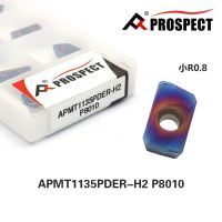 เม็ดมีดกัดซีเอ็นซีสีน้ําเงินนาโนความแข็งสูง APMT1135 APMT1604 RPMW1003 RPMT1204 SEKT1204 P8010 เครื่องมือกัดคุณภาพสูง