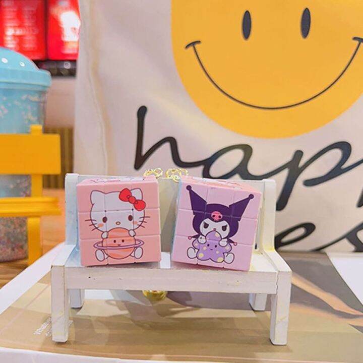 พวงกุญแจลูกบาศก์มายากล-cinnamoroll-cinnamoroll-kuromi-พัฒนาสมอง-kuromi-cube-จี้ปริศนาเครื่องประดับมืออาชีพของขวัญเด็ก