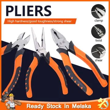 6'' 150mm Set Plier Long Nose Or Combination Cutters Or Cutting Pliers - Or  Set
