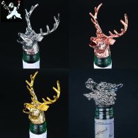 Wine Bottle Pourer Stopper Stainless Steel Deer Stag Head Dragon Head Unique Wine Aerator