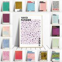 Goodstore Museum Quality Yayoi Kusama Art Posters-ผ้าใบพิมพ์สมัยใหม่สำหรับตกแต่งห้องนั่งเล่น,Frameless