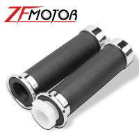 ZZOOI Universal 1" 25mm Motorcycle HANDLEBAR RUBBER GEL HAND GRIPS For Honda Magna 250 Steed VLX 400 600 Shadow 400 750 VT600 VT750