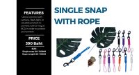 Tooke Snap Hook with rope ตัวล็อกพร้อมสายคล้องสำหรับดำน้ำ ไม่เป็นสนิม พร้อมส่ง