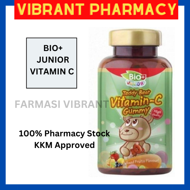 Bioplus Bio+ Junior Vitamin C Gummy 80's GULA KUNYAH VITAMIN C KANAK ...