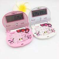 【FuHua Mobile】พร้อมส่งจากไทย เครื่องคิดเลขHello Kittyคิตตี้ เครื่องคิดเลข12หลัก ขนาดเล็กพับเก็บได้พกพาง่ายสุดน่ารัก เครื่องคิดเลขKT-95566