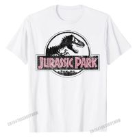 Jurassic Park Distressed Logo Pink Type Graphic Tshirt T Shirt Cotton Mens Tshirts Coming