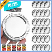 NANMEN 10/20PCS แยกประเภท ห้องครัวและห้องอาหาร เหล็กวิลาด ปากกว้าง ฝาขวด Mason Jar Lid วงเก็บข้อมูล ฝากระป๋อง