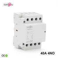 Din Rail ติดตั้งในครัวเรือน Modular AC คอนแทคสำหรับ Smart Home House Ho AC220V 5060 4P 40A 4NO