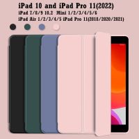 Hot Sale iPad Case For New iPad 2022 10.9 inch 10th Gen for iPad 9th 8th 7th Generation Air 5 4 Mini 6 5 4 Ultra Slim Lightweight Soft PU Leather Flip Stand Silicone Protective Case Cover