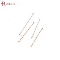 【YF】♚◎  10PCS 44MM 54MM Gold Color 2 Holes Tassel Chain Earring Jewelry Findings Accessories