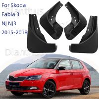 สำหรับ Skoda Fabia 3 NJ NJ3 2015-2018กันโคลนด้านหน้าหลังอุปกรณ์เสริมบังโคลน2017 2016