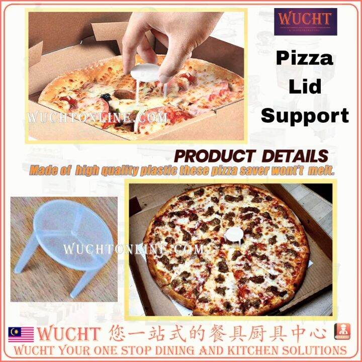 【WUCHT】100 x Disposable Plastic Pizza Stand Pizza Lid Support Saver