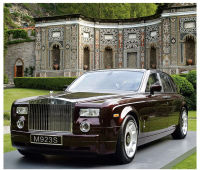 A1:24 D Iecast ล้อแม็กรถยนต์รุ่น Rolls Royce ผีโลหะรถของเล่นล้อจำลองดึงรถของที่ระลึกคอลเลกชัน A249M