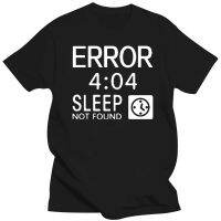 Artistic Computer 404 Error Not Found T Shirt Funny Birthday Gifts For Men Coder Geek Programmer T shirt Large Size Casual Tee XS-6XL