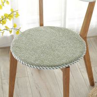 Winter Round Chair Cushion Foam Super Soft Seat Cushion Home Office Decor Throw Pillow Dinning Stool Cushion Anti-slip Sit Pad