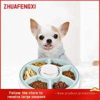 ZHUAFENGXI เครื่องจ่ายอาหารสัตว์เลี้ยงแบบเครื่องให้อาหารสัตว์เลี้ยงอุปกรณ์สัตว์เลี้ยงเครื่องเตือนด้วยเสียง