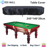 8Ft Billiard Pool Table Cover with Drawstring Durable Waterproof Table Cover for Rectangle Table, Black