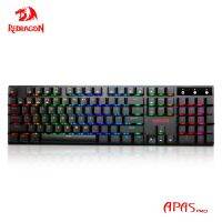 Redragon Static X K535P RGB USB รองรับบลูทูธ 5.0 แป้นพิมพ์ไร้สาย 2.4G แบ็คไลท์ LED 104 คีย์ PCgamers