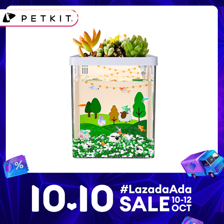 PETKIT Smart Aquarium kit 5L Betta Fish Tank self Cleaning , Supports