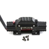 Dual Motor Metal Simulated Winch for 1/8 1/10 RC Crawler Car Axial SCX10 TRX4 D90 Upgrade Parts