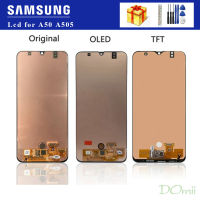 ต้นฉบับ /O/tft สำหรับ Samsung Galaxy A50 SM-A505FN /Ds A505F หน้าจอดิจิตอลสัมผัสหน้าจอ LCD A505สำหรับ Samsung A50แอลซีดี