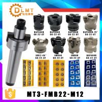 MT3 FMB22 M12 Shank BAP400R 300R EMR5R 6R KM12 50 22 เครื่องตัด CNC กัดใบหน้า + 10pcs APMT1604 1135 RPMT แทรกสําหรับเครื่องมือไฟฟ้า