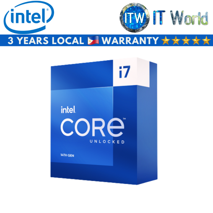 Intel Core i7-14700K Unlocked Desktop Processor - Up to 5.6 GHz max clock  speed - Up to 20 Cores: 8 Performance-cores/12 Efficient-cores 