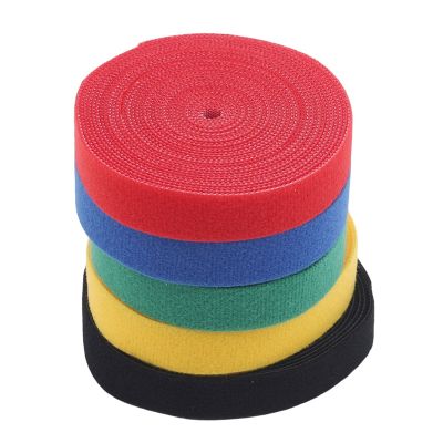 Magical Glue Self-Adhesive Tape Strap Hoop Loop Strap Closure Tape Scratch Roll Fastening Tape 1Roll 2cm*5m Color Adhesives Tape